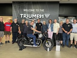 Triumph Factory Tour - 28th August